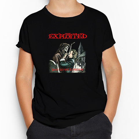 The Exploited Death Before Dishonour Siyah Çocuk Tişört