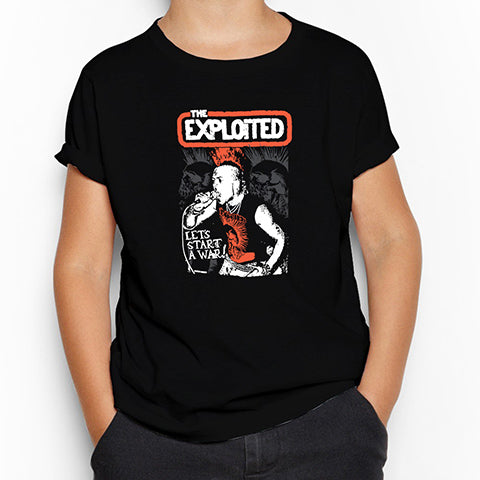 The Exploited on Stage Siyah Çocuk Tişört