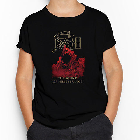 Death The Sound of Perseverance 2 Siyah Çocuk Tişört