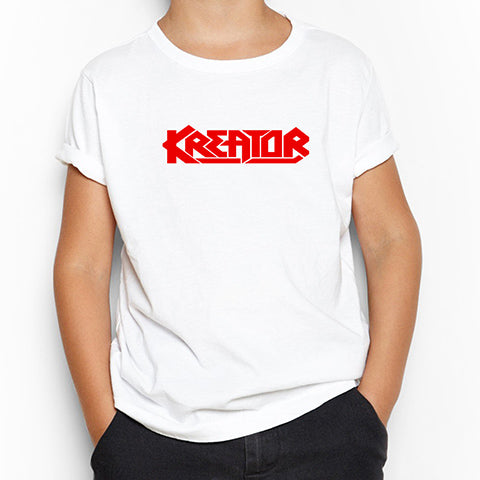 Kreator Logo Red Beyaz Çocuk Tişört