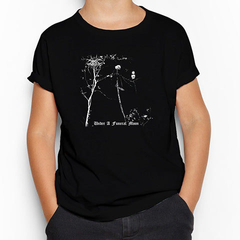 Darkthrone Under a Funeral Moon Siyah Çocuk Tişört
