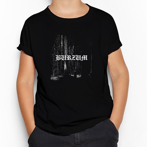Burzum Woods Siyah Çocuk Tişört