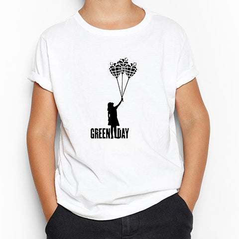 Green Day Girl Beyaz Çocuk Tişört