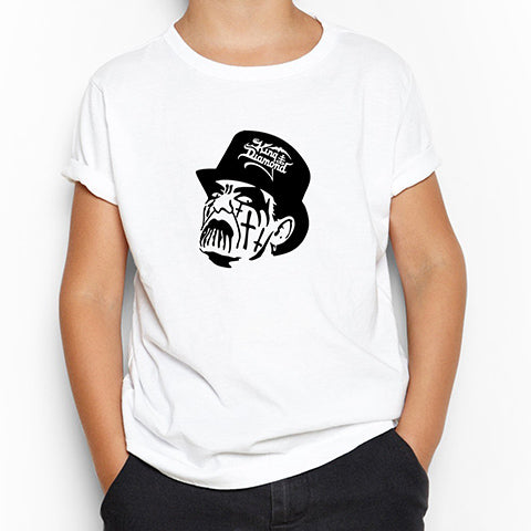 King Diamond Face Beyaz Çocuk Tişört
