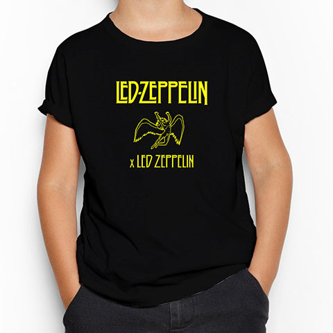 Led Zeppelin Angel Siyah Çocuk Tişört