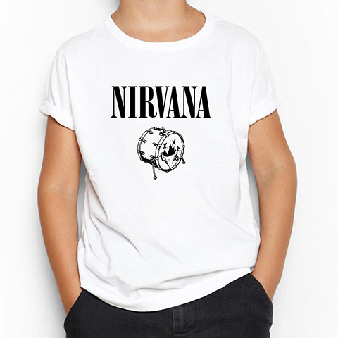 Nirvana Logo Classic Beyaz Çocuk Tişört