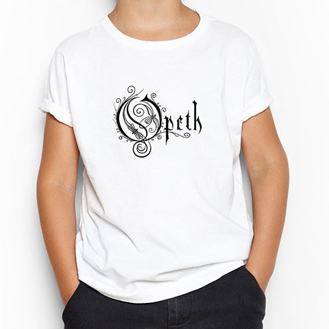 Opeth Logo Classic 2 Beyaz Çocuk Tişört
