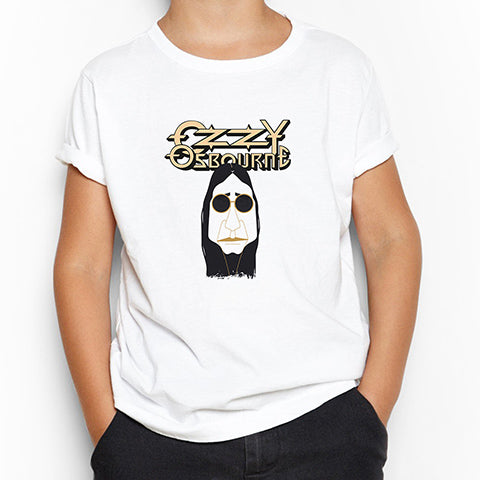 Ozzy Osbounre Drawing Beyaz Çocuk Tişört