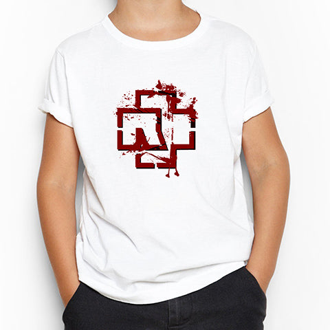 Rammstein Logo 4 Beyaz Çocuk Tişört