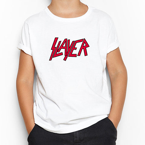 Slayer Logo Classic Beyaz Çocuk Tişört