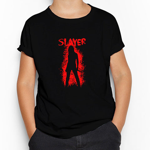 Slayer Shadow Man Siyah Çocuk Tişört