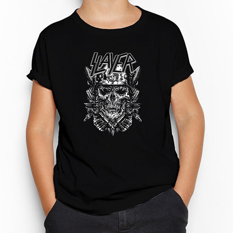 Slayer Soilder Skull Siyah Çocuk Tişört