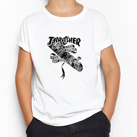 Thrasher Love Affair Beyaz Çocuk Tişört