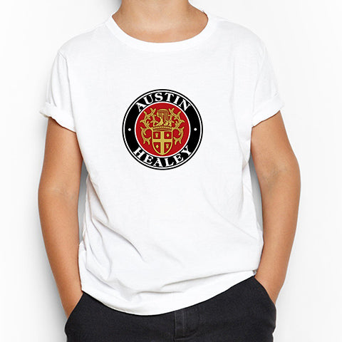 Austin Healey Logo 2 Beyaz Çocuk Tişört