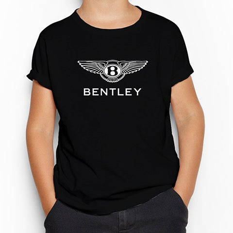 Bentley Logo 2 Siyah Çocuk Tişört