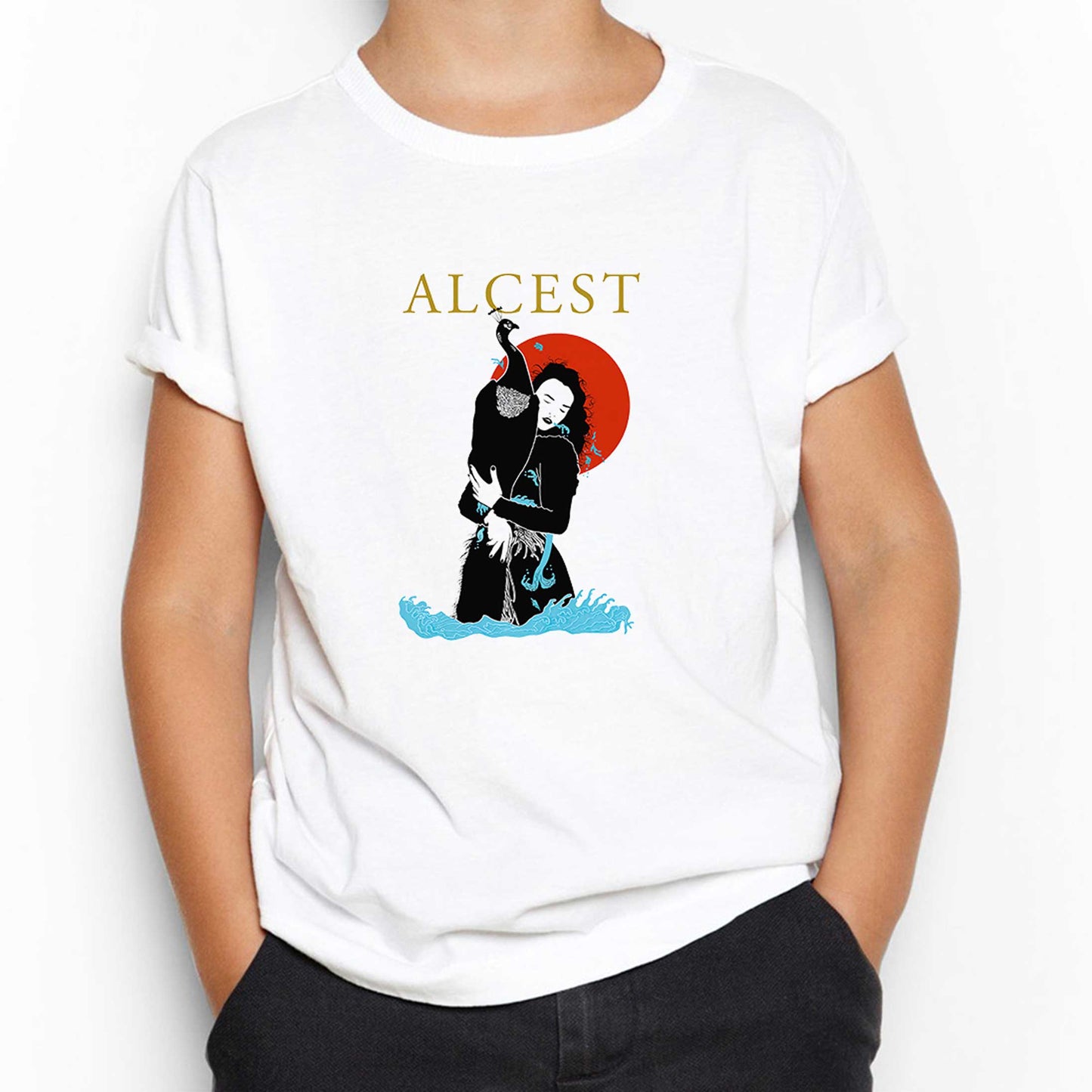Alcest İllustrator Beyaz Çocuk Tişört