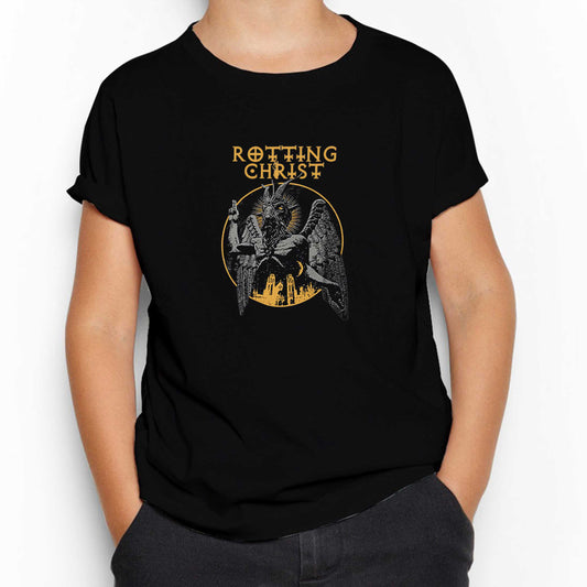 Rotting Christ Design Siyah Çocuk Tişört