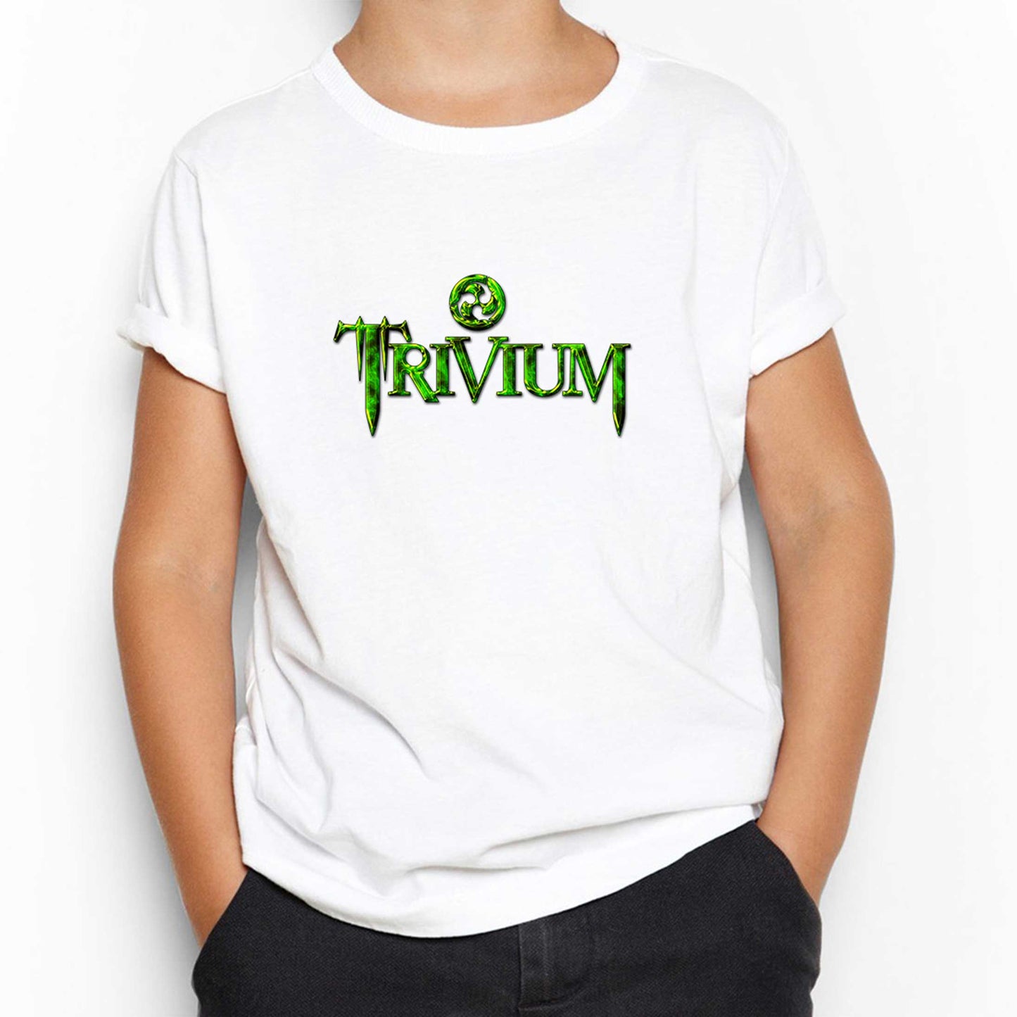 Trivium Logo Beyaz Çocuk Tişört