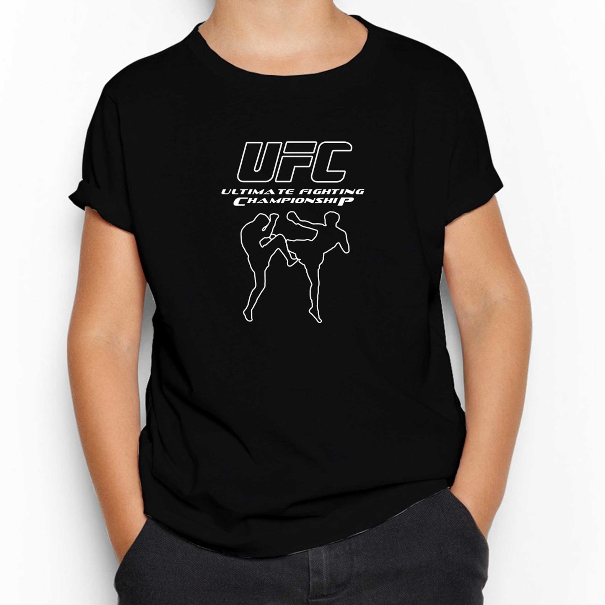 UFC KİCK Siyah Çocuk Tişört