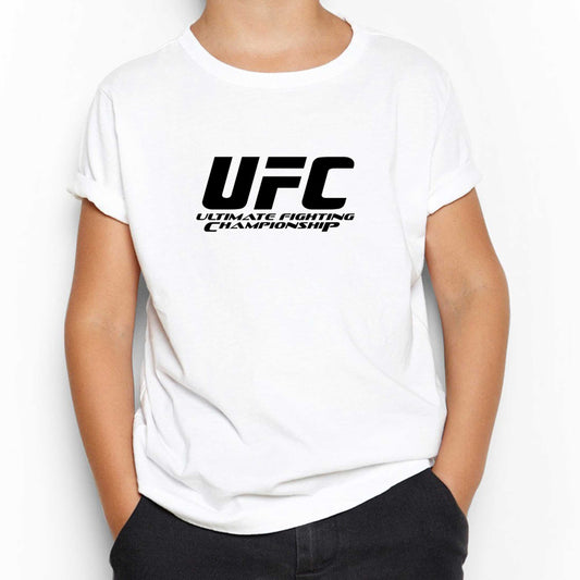 UFC LOGO Ultimate Championship Beyaz Çocuk Tişört