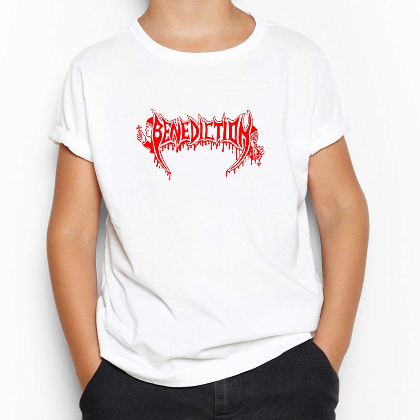 Benediction Red Beyaz Çocuk Tişört