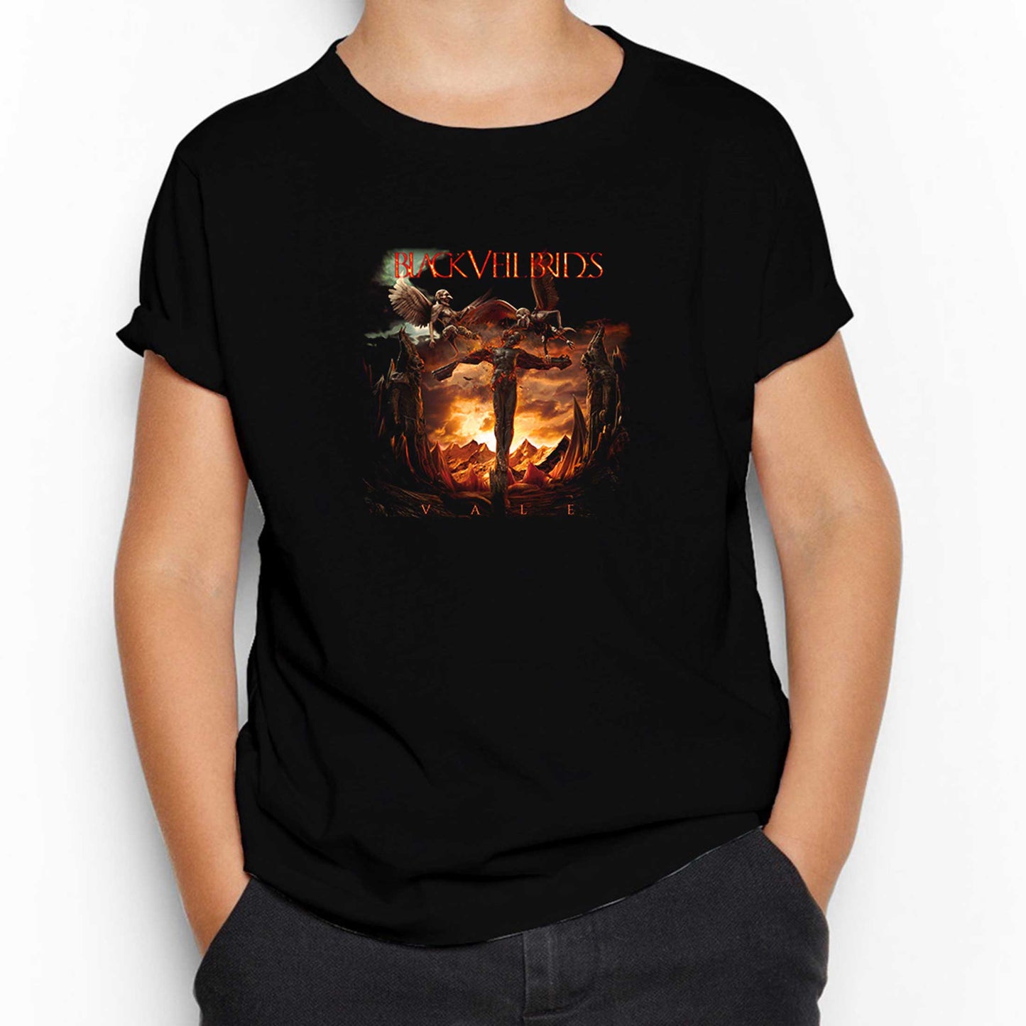 Black Veil Brides Vale Siyah Çocuk Tişört