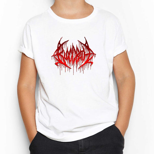 Bloodbath Logo Red Beyaz Çocuk Tişört