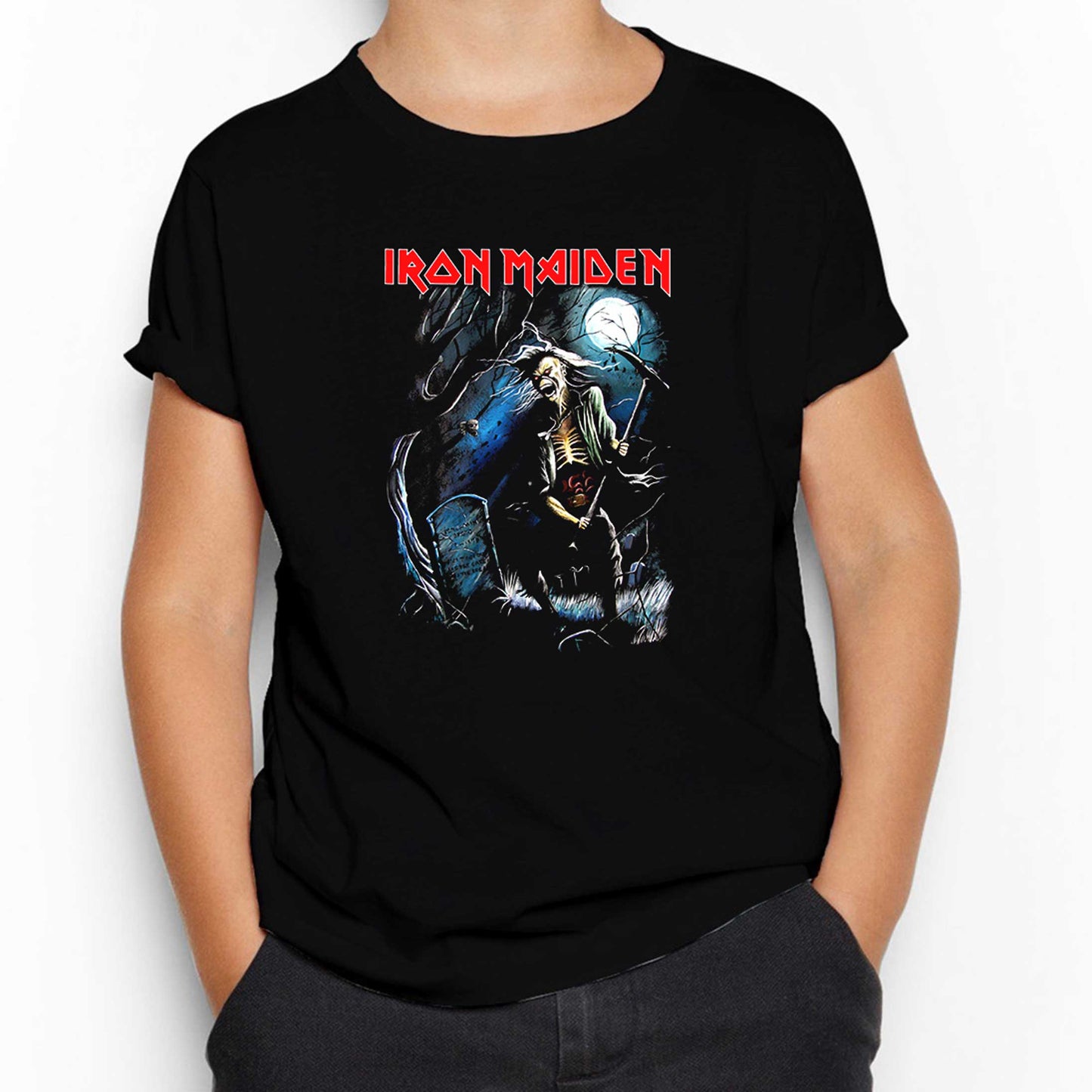 Iron Maiden Benjamin Siyah Çocuk Tişört
