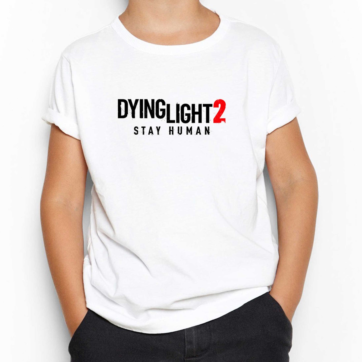 Dying Light 2 Logo Beyaz Çocuk Tişört