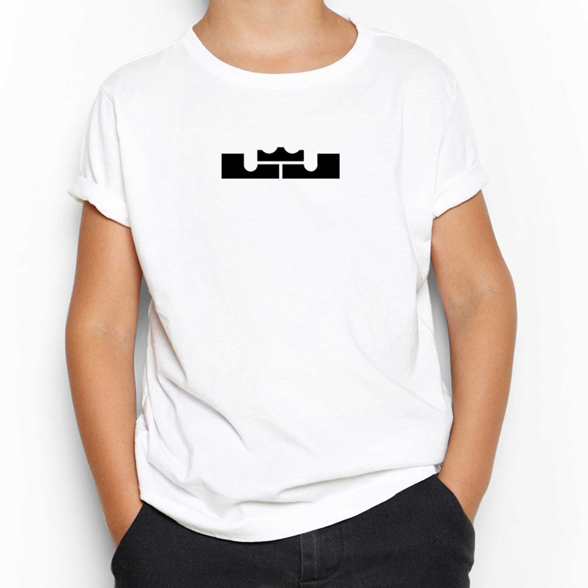 Lebron James Logo Beyaz Çocuk Tişört