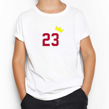 Michael Jordan 23 King Beyaz Çocuk Tişört