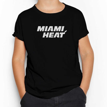 Miami Heat White Siyah Çocuk Tişört