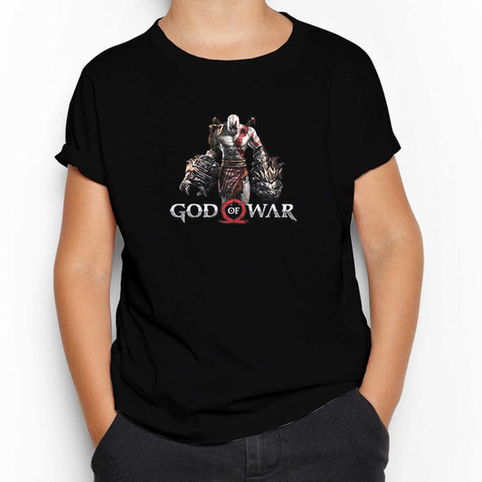 God Of War Kratos Lion Siyah Çocuk Tişört