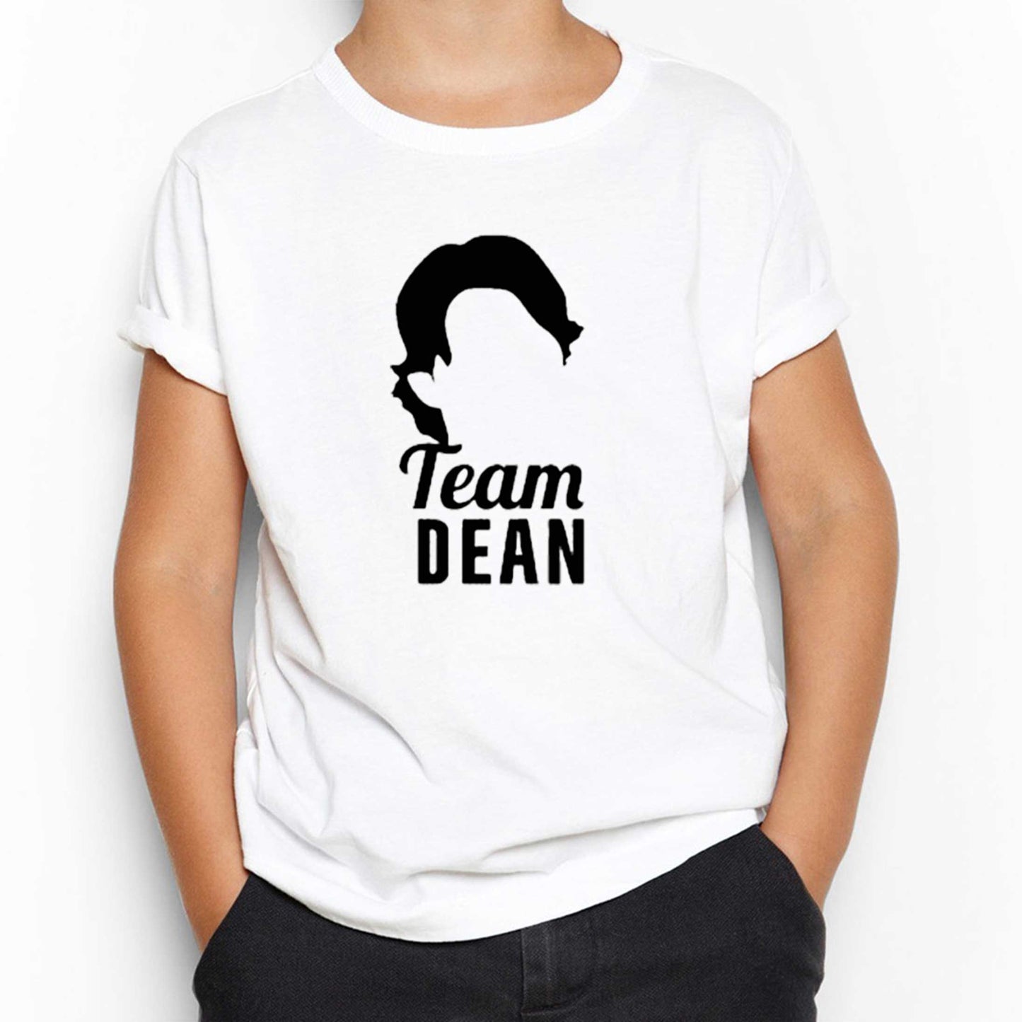 Glimore Girls Team Dean Beyaz Çocuk Tişört