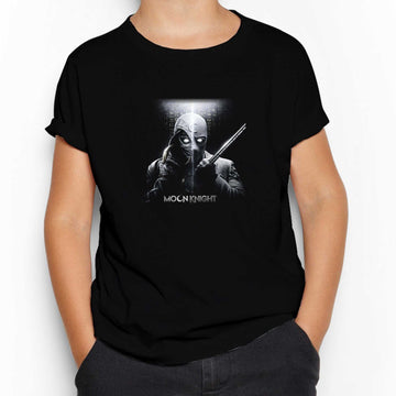 Moon Knight Warrios Siyah Çocuk Tişört