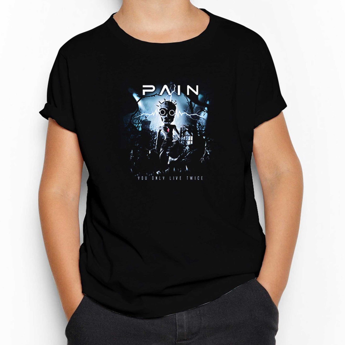 Pain You Only Live Twice Siyah Çocuk Tişört