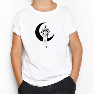 Moon Knight Sketch Beyaz Çocuk Tişört