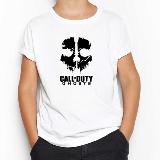 Call Of Duty Black Ghosts Beyaz Çocuk Tişört