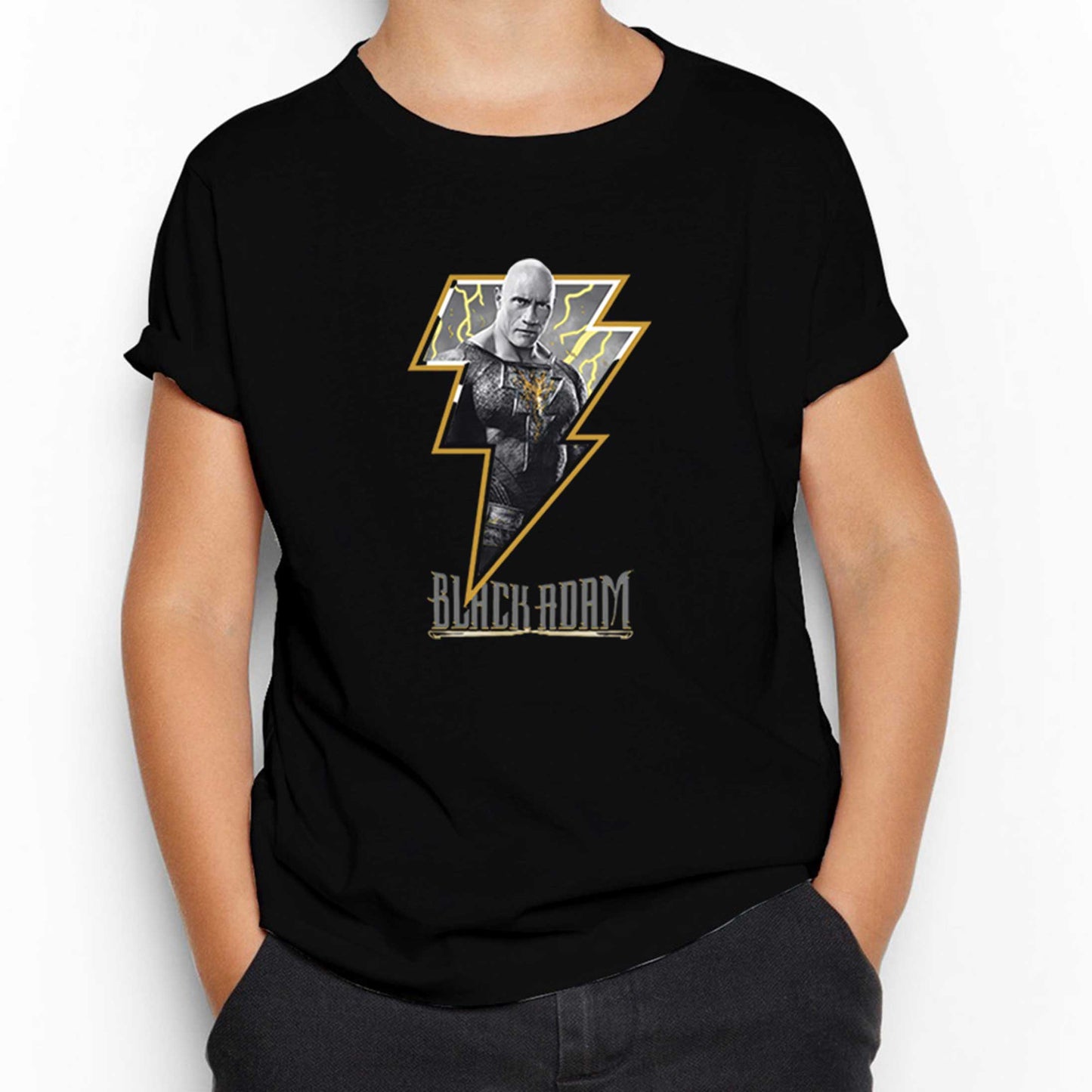 Black Adam Logo Siyah Çocuk Tişört