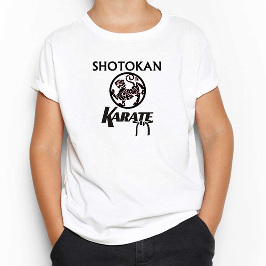 Shotokan Karate Logo Beyaz Çocuk Tişört