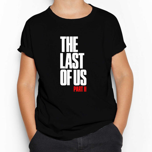 The Last Of Us Part 2 Yazı Siyah Çocuk Tişört