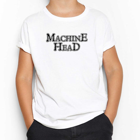 Machine Head Text Beyaz Çocuk Tişört