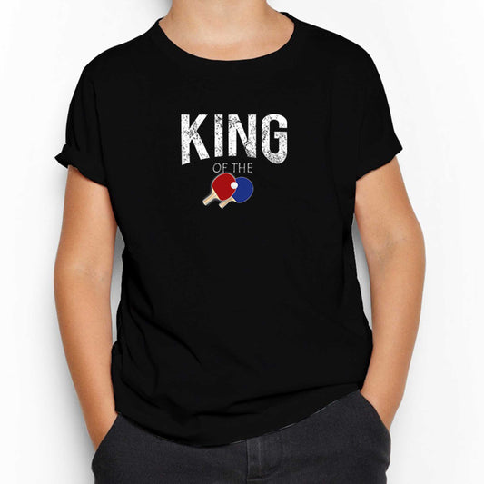 Ping Pong King Of The Siyah Çocuk Tişört