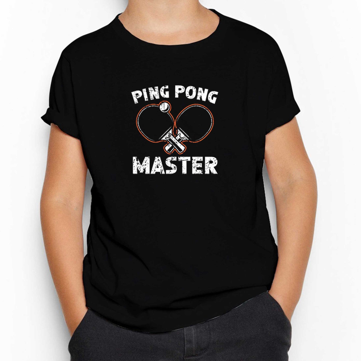 Ping Pong Player Siyah Çocuk Tişört