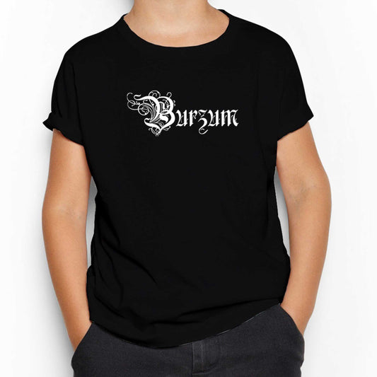 Burzum Design Logo Siyah Çocuk Tişört