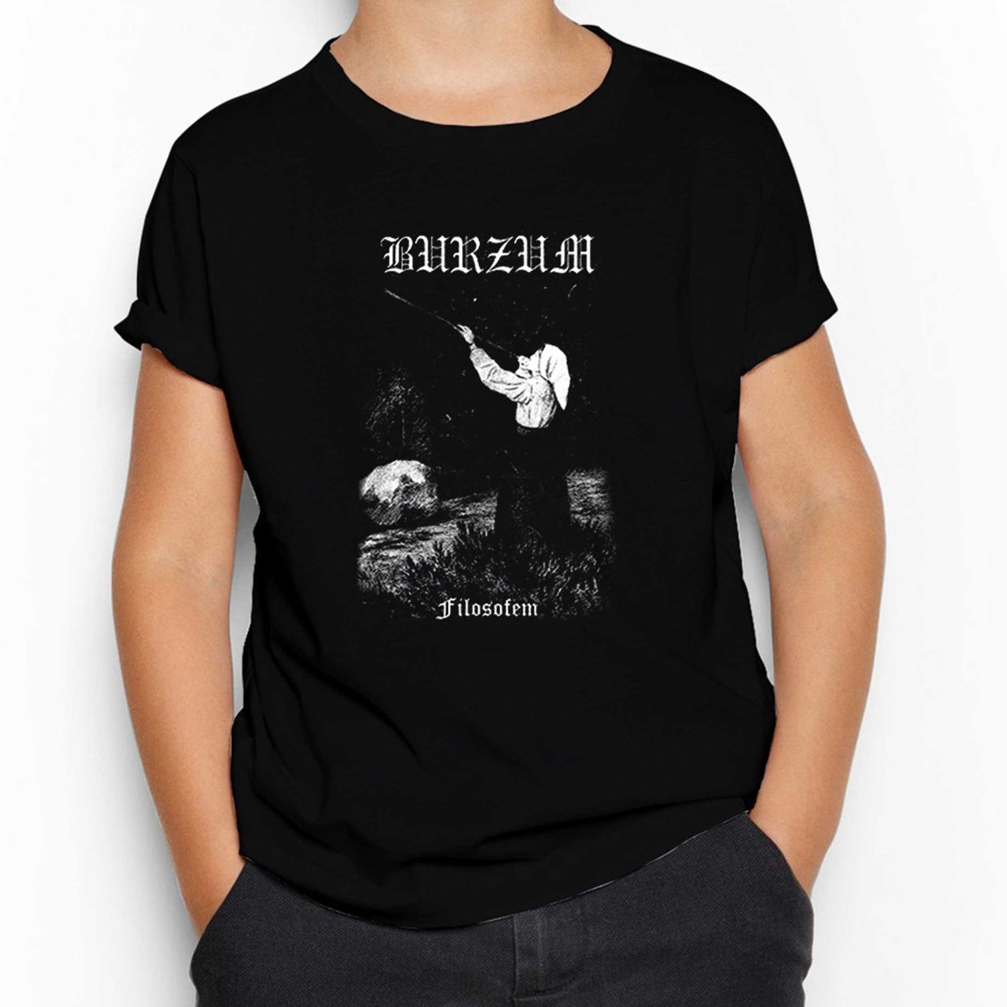 Burzum Filosofem Siyah Çocuk Tişört