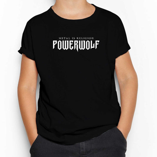 Powerwolf Logo Siyah Çocuk Tişört