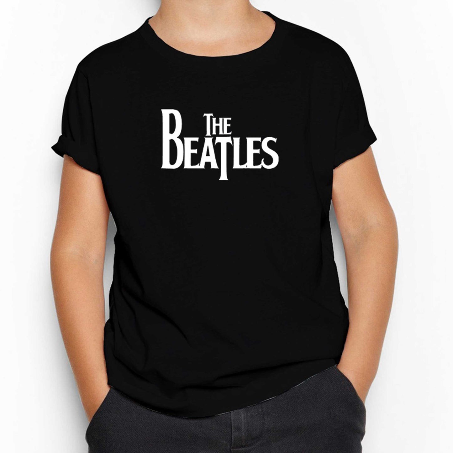 The Beatles Logo Siyah Çocuk Tişört