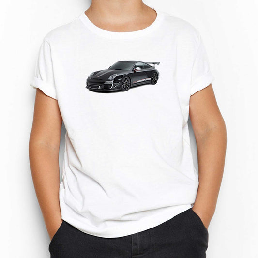 Porsche 911 GT3 Beyaz Çocuk Tişört