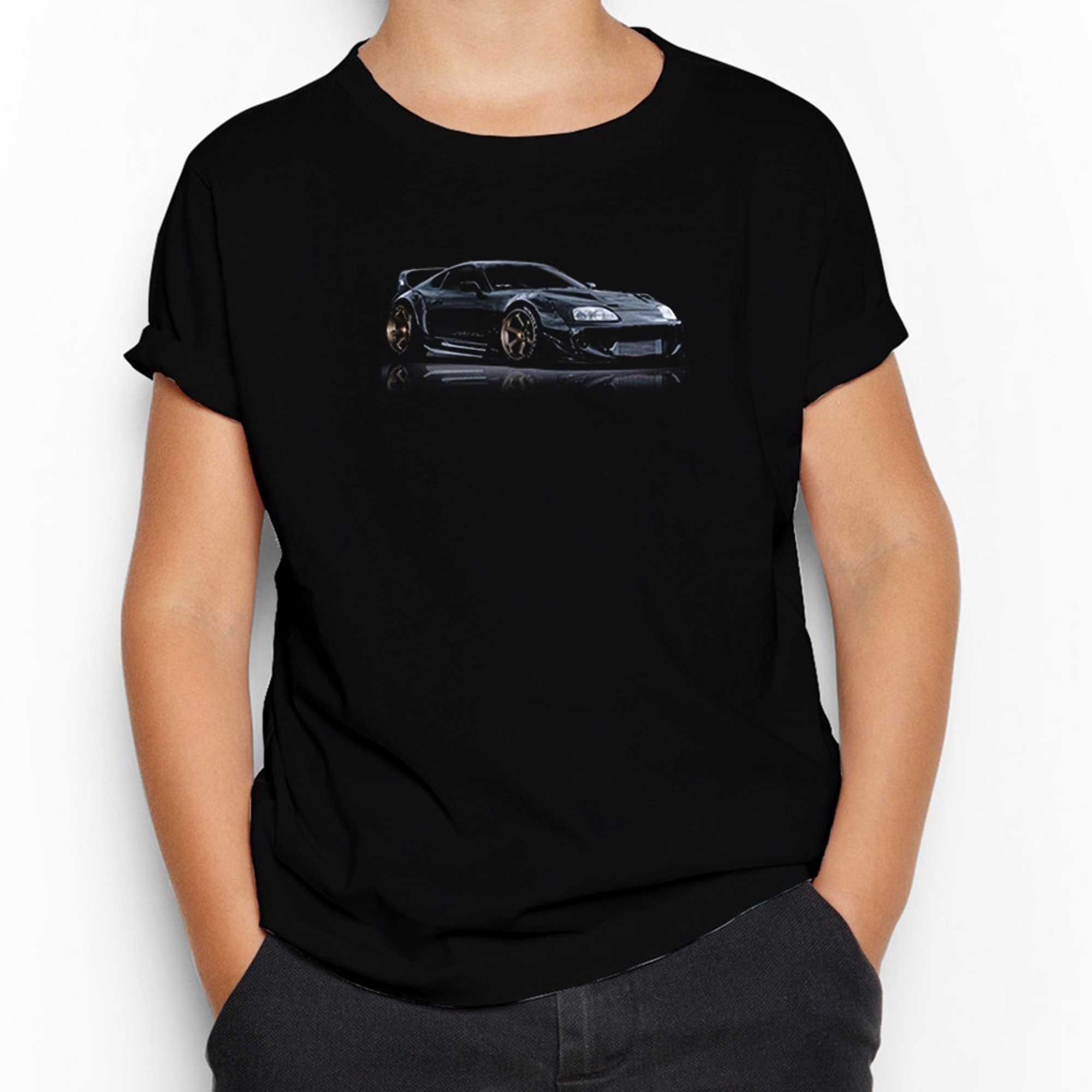Toyota Supra Mk4 Siyah Çocuk Tişört